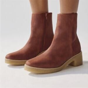 Coconuts by Matisse Footwear Elsa Saddle Ankle Boot Brown Size 7.5